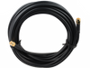 Hills Antenna 5m LL195 coaxial patch lead coiled, highlighting durable PVC jacket and double-shielded construction for outdoor use