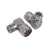 Side view of Hills Antenna BC85303 precision-machined brass adapter, highlighting design for up to 6GHz frequency support