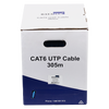 DATATEK CAT6 UTP Cable 305m blue box front view with pull-out design