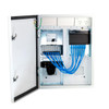 Hills Antenna Home Hub Enclosure – Flexible NBN, Data, AV & TV Enclosure, White Powder-Coated