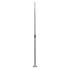 4.5m hinged galvanised pole for solar street lights