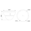 VIP Vision 2.0MP 24/7 Colour Fixed Dome Camera Schematic Diagram