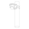 VIP Vision 4.0MP mini PTZ dome camera pole mounted