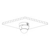 VIP Vision 4.0MP mini PTZ dome camera ceiling mounted