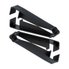 Hills Antenna 01TCH Cable Clip – UV-Stabilized Polypropylene Antenna Cable Holder (Pair)