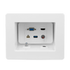 Recessed Power Wall Box Australia with inserts Recessed Power Wall Box Australia with inserts