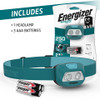 Packaging contents of ENERGIZER HEADLAMP HDL10 with 250 Lumens
