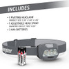 Packaging contents of ENERGIZER HEADLAMP HDL30 with 400 Lumens