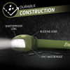 Durable construction and waterproof feature in ENERGIZER HEADLAMP HDL50 with 500 Lumens