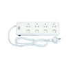 Top view of Hills Antenna 09H4PBSW 4-Way White Power Board Individually Switched with Overload Protection