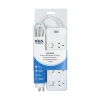 Packaging of Hills Antenna 09H4PBSW 4-Way White Power Board Individually Switched with Overload Protection