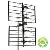 Hills Antenna Tru-Max 36-element phased array UHF 4G antenna in silver aluminum for HD TV