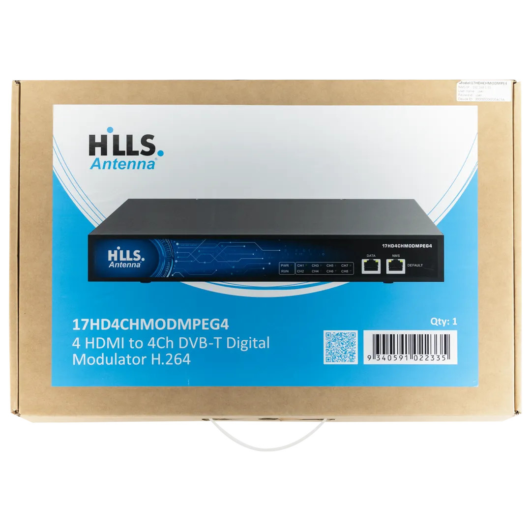 Hills Antenna 17HD4CHMODMPEG4 4 HDMI to 4 Channel DVB-T MPEG4