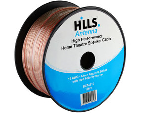 Hills Antenna BC74610 100m reel on plastic spool for home theatre installation
