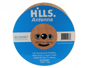 Australia\'s best 100 m Hills Antenna RG6 reel ready for antenna install
