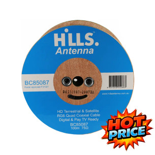 Australia's best 100 m Hills Antenna RG6 reel ready for antenna install