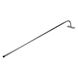 1.8m x 25mm curved fascia bracket galvanised steel