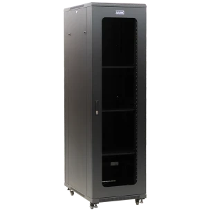 Front angle view of Datatek 24A42R68FPS 42U 800mm Deep Cabinet