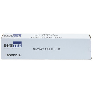 Packaged Digitek 16-Way 5-1000MHz Splitter for easy shipping