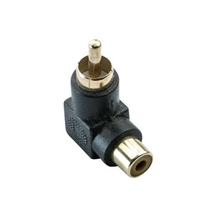Digitek RCA Male to RCA Female Right Angle Adaptor