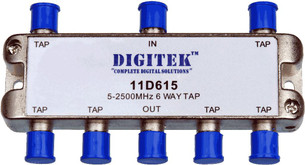 Digitek 6-Drop 5-2500MHz Coupler 15dB