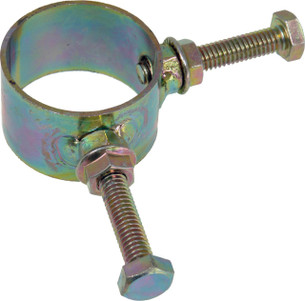 Heavy-duty Digitek 25mm Zinc-plated stay bar collar for antenna installation and mast support
