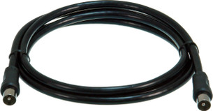 Flexible Digitek RG6 coaxial cable with crimped PAL connectors for HDTV setup