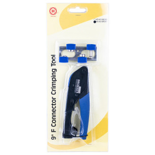 Hanglong Tools HT-H518F201 interchangeable compression crimper with all plungers and storage in packaging 