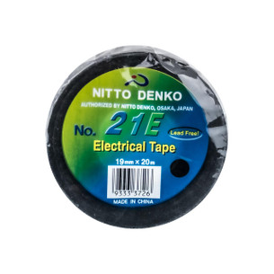 Black electrical tape Nitto Denko No.21 PVC