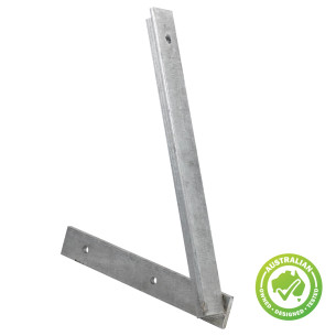 Australian antenna riser bracket with hot dipped galvanised finish