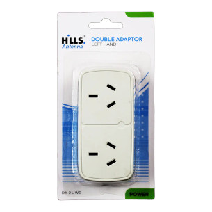 Hills Antenna space-saving left angle double adaptor