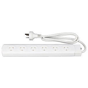 White power board with resettable overload protection