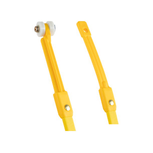 Close-up of glow-in-the-dark wheels on 16MFFT fishing tape