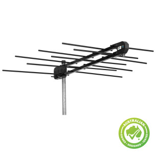 Hills Antenna 01TBV7-4GTP Tru-Band 7-Element VHF Black Arrow 4G Antenna