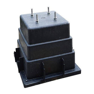 Solar Street Light and CCTV mounting base top view