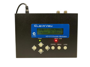 Clearview HDMI MPEG4 HD RF DVB-T modulator front view