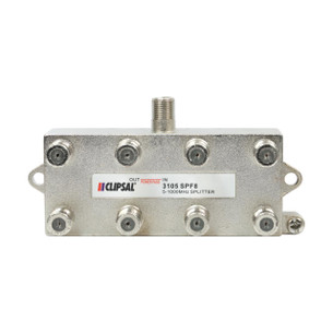 Clipsal 8-Way 5-1000MHz F-Type Splitter front view