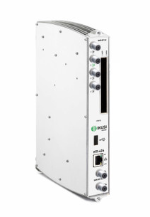 Ikusi by Fagor HTI-424 High Density Quad Universal DVB Transmodulator with IPTV showing Satellite Inputs and ports