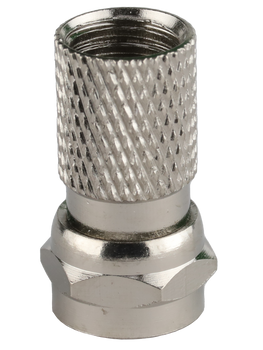 Close-up of BC88095 F-Type male thread and internal grip