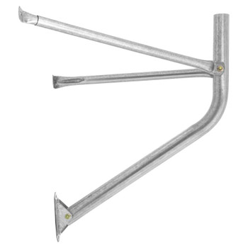 Close-up of durable extended vertical surface mount for brick/masonry walls 