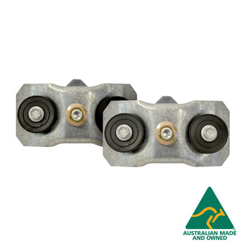 Hills Antenna FB607226 metal frame Fleximount kit ready to be installed on corrugated roof