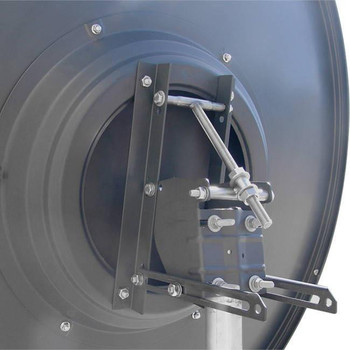 Close-up of Hills Antenna BC3903 high ingress retention seal and stainless fasteners