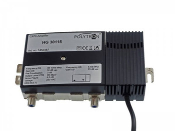 Polytron HG 30115 die-cast 1 GHz house amplifier with return path