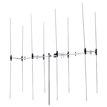 Hills Antenna FB601308B CA16 16-element phased array VHF antenna in silver aluminum for fringe reception
