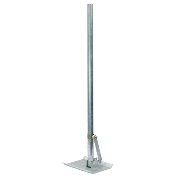 Durable Heavy-duty Hills Antenna FB602430 shown adjusted to 25° pitch on tin roof with digital antenna