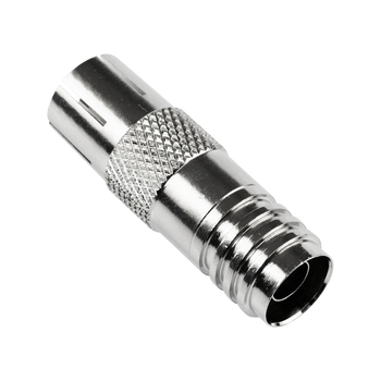 Close-up of BC87156B PAL female connector with hex crimp sleeve