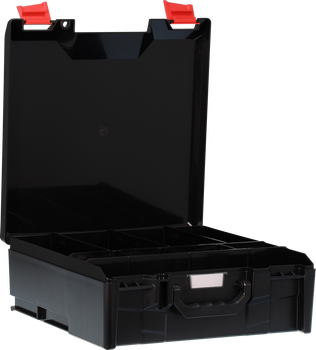 StorageTek Case Large ABS Lid c/w dividers-Black