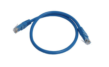 0.5m High-speed 10GBASE-T CAT6  RJ45 blue patch lead 
