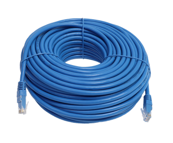 30m High-speed 10GBASE-T CAT6  RJ45 blue patch lead 