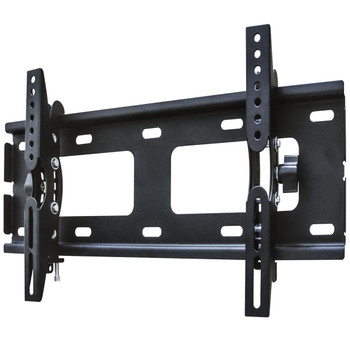 Digitek 13-32\" tilt universal LCD bracket in black powder-coated steel, -15° to +15° adjustment for compact TV mounting